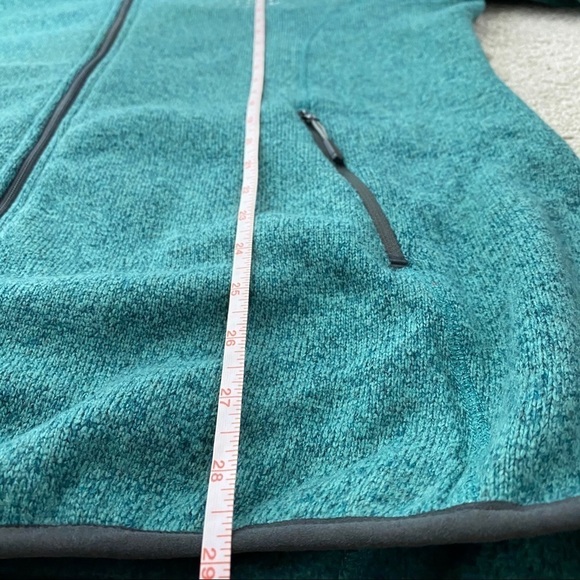 Women's Heather Teal Sweater Knit Fleece Plus size - Picture 10 of 12